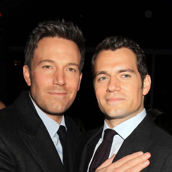 Ben Affleck et Henry Cavill à la première de Batman vs. Superman: Dawn of Justice à New York le 20 mars 2016.