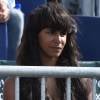 Shy'm a assisté impuissante à la cinglante défaite (6-3, 6-0) de son amoureux Benoît Paire au troisième tour du tournoi de Miami contre son compatriote Richard Gasquet, le 27 mars 2016.