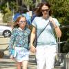 Jennifer Garner et Violet Affleck s'offrent une après-midi filles à Brentwood, Los Angeles, le 27 mars 2016.