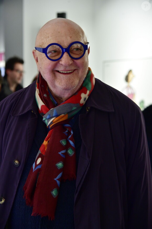 Exclusif - Jean-Pierre Coffe - Vernissage de l'exposition "L'Art et Le Chat" de Philippe Geluck au Musée en Herbe à Paris, le 10 février 2016. © Giancarlo Gorassini/Bestimage