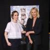 Emily Blunt et Charlize Theron - Première du film "Le Chasseur et la Reine des Glaces" à Hambourg le 29 mars 2016.