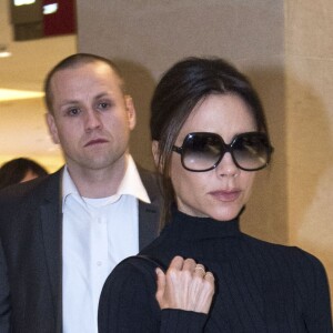 Victoria Beckham inaugure une nouvelle boutique à Hong Kong le 17 Mars 2016.