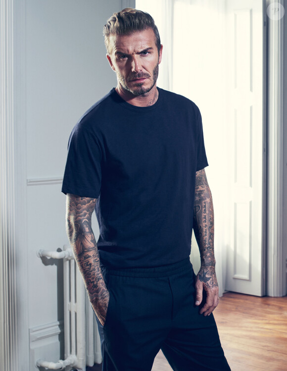 David Beckham dans la nouvelle campagne de publicité printemps/été 2016 de H&M David Beckham poses for the new H&M&'s Spring/Summer 2016