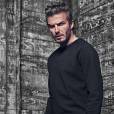 David Beckham pose pour la nouvelle ligne de vêtements pour la marque H&amp;M.