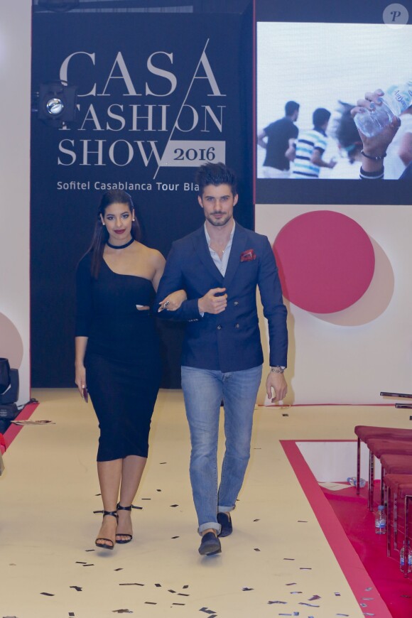 Exclusif - Ali et sa compagne Alia (Secret Story 9) - 8ème édition du défilé "Casa Fashion show" à Casablanca au Maroc le 2 avril 2016. © Philippe Doignon/Bestimage