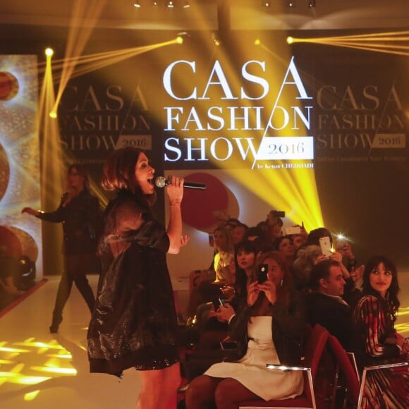 Exclusif - Jenifer Bartoli et Patrick Fiori - 8ème édition du défilé "Casa Fashion show" à Casablanca au Maroc le 2 avril 2016. © Philippe Doignon/Bestimage