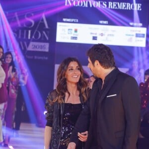 Exclusif - Jenifer Bartoli et Patrick Fiori - 8ème édition du défilé "Casa Fashion show" à Casablanca au Maroc le 2 avril 2016. © Philippe Doignon/Bestimage