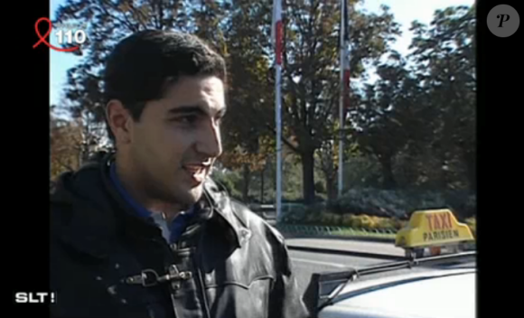 Ary Abittan, chauffeur de taxi, lors de sa première télé au JT de TF1, en 1994.