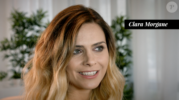 Clara Morgane en interview avec Laurent Argelier pour Purepeople le 4 avril 2016.