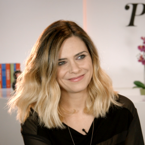 Clara Morgane en interview avec Laurent Argelier pour Purepeople le 4 avril 2016.