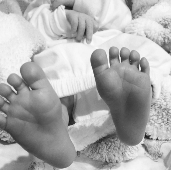 Briana Jungwirth a publié une photo de son fils Freddie, né de sa brève idylle avec le chanteur Louis Tomlinson, sur sa page Instagram, le 3 avril 2016.