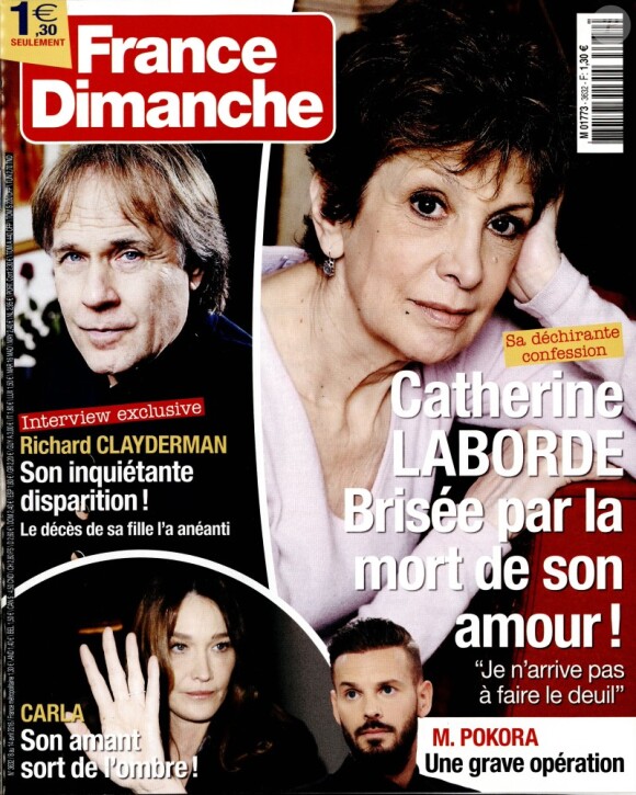 Magazine France Dimanche en kiosques le 8 avril 2016.