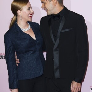 Scarlett Johansson et Romain Dauriac à la cérémonie des César le 28 février 2014