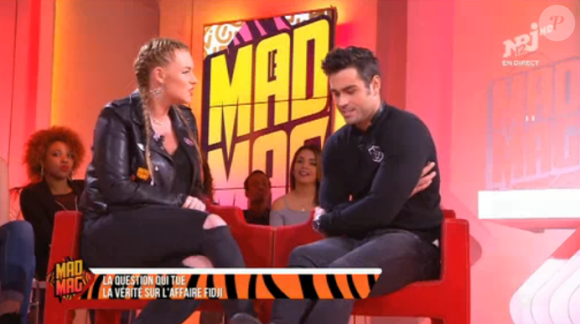 Ricardo (Les Anges 8) : Terrifié par une blague d'Aurélie Van Daelen dans le Mad Mag, le 8/04/16 sur NRJ12