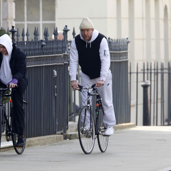 Rocco et Guy Ritchie à Londres le 12 mars 2016