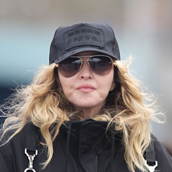 Madonna dans les rues de Londres le 10 avril 2016