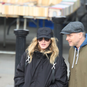 Madonna dans les rues de Londres le 10 avril 2016