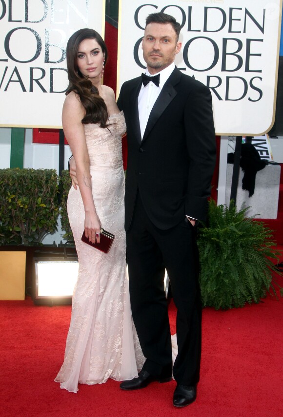 Megan Fox et Brian Austin Green à la cérémonie des Golden Globes le 13 janvier 2013