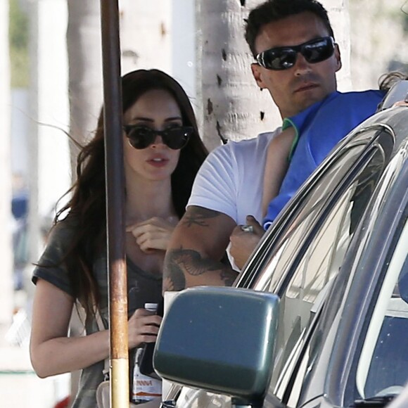 Megan Fox et Brian Austin Green à Los Angeles le 12 février 2016