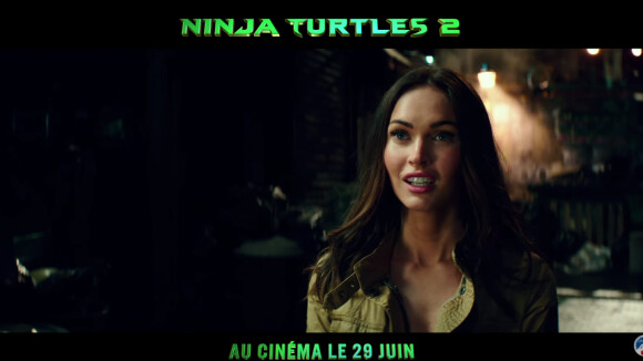 Megan Fox dans la nouvelle bande-annonce du film Tortue Ninjas 2, dont la sortie est prévue le 29 juin prochain. Vidéo publiée sur Youtube, le 11 avril 2016.