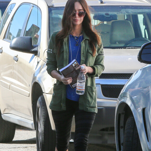 Megan Fox à la sortie d'un restaurant à Los Angeles, le 19 février 2016.