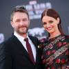 Chris Hardwick et Lydia Hearst à la première de Captain America: Civil War au Dolby Theatre à Hollywood, le 12 avril 2016.