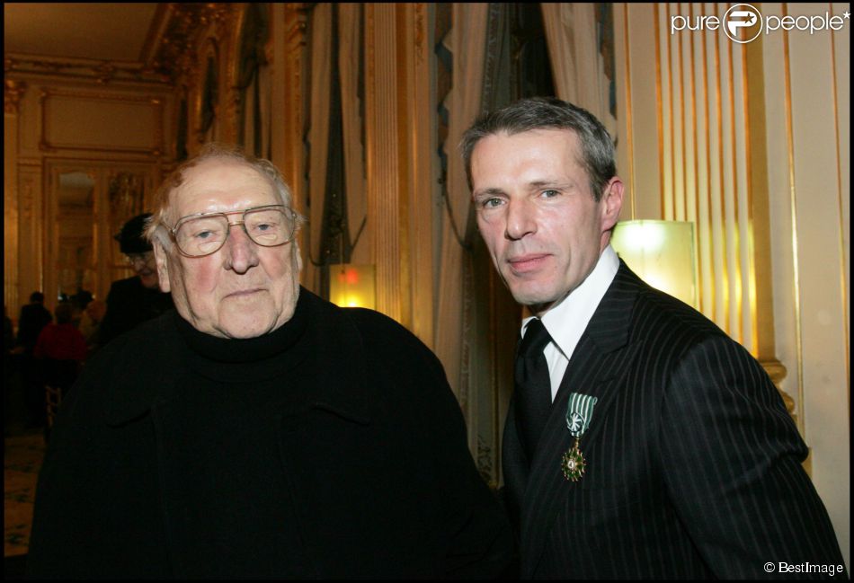 Lambert Wilson Et Son Pere A Paris Le 7 Fevrier 2007 Purepeople