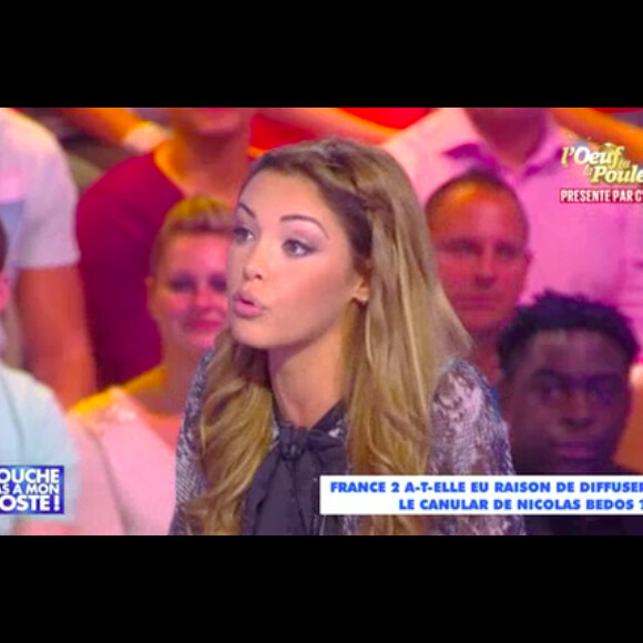 Nabilla dans Touche pas à mon poste le 9 octobre 2014 sur D8.