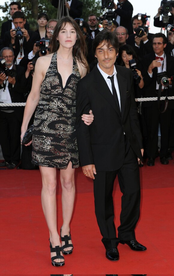 Yvan Attal et Charlotte Gainsbourg sur le tapis rouge du Festival de Cannes le 24 mai 2009