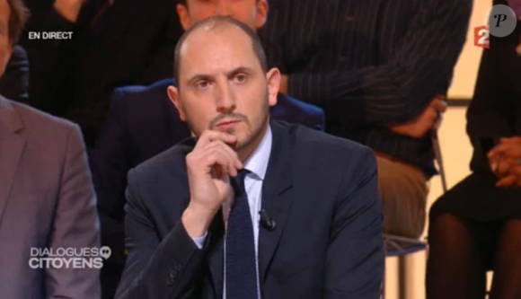 Karim Rissouli, dans Dialogues citoyens sur France 2, le jeudi 14 avril 2016.