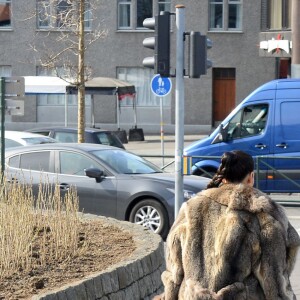 Kim Kardashian et son garde du corps Pascal Duvier à Reykjavík, le 18 avril 2016.