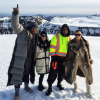 Photo de The Dream, Kourtney Kardashian, Kanye West et Kim Kardashian publiée le 18 avril 2016.