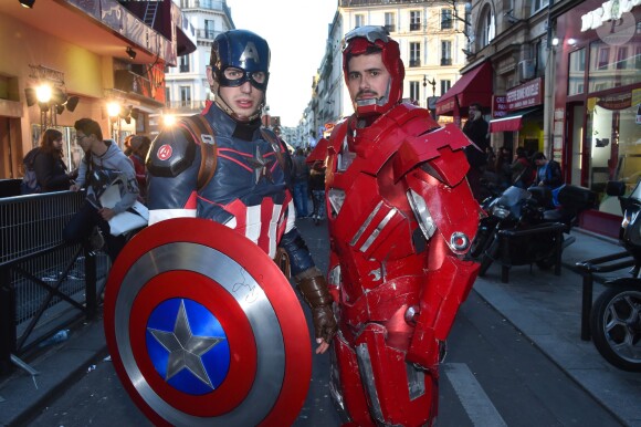 Ambiance - Arrivée des people à l'avant-première du film "Captain America : Civil War" au Grand Rex à Paris, le 18 avril 2016. © Lionel Urman/Bestimage