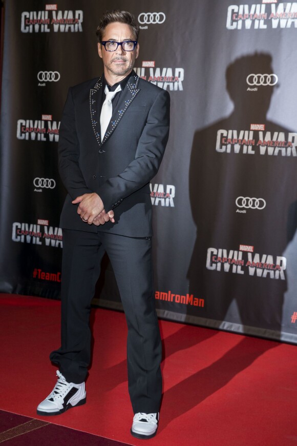 Robert Downey Jr. - Avant-première du film "Captain America : Civil War" au Grand Rex à Paris, le 18 avril 2016. © Olivier Borde/Bestimage