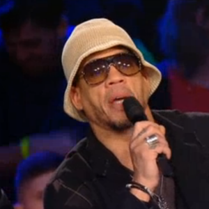 JoeyStarr prend la parole dans Nouvelle Star, le mardi 19 avril 2016.