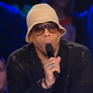 JoeyStarr prend la parole dans Nouvelle Star, le mardi 19 avril 2016.