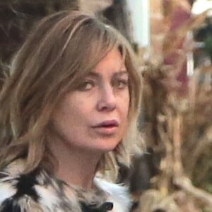 Ellen Pompeo devant son hôtel à New York, le 24 novembre 2015