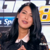 Ayem Nour, enceinte, lors de la première de son émission le "Mad Mag" sur NRJ12. Le 22 février 2015.