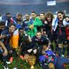 Le PSG remporte la coupe de la ligue face à Lille au Stade de France à Saint-Denis, le 23 avril 2016. © Cyril Moreau/Bestimage