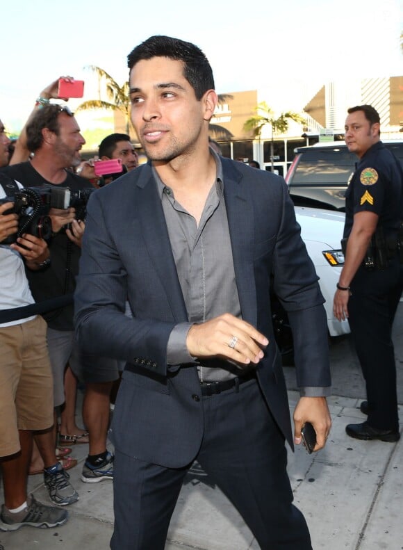 Wilmer Valderrama au mariage d'Isabela Rangel et David Grutman à Miami le 23 avril 2016