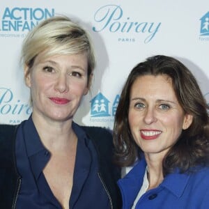 Exclusif - Maïtena Biraben et Valérie Fignon - Soirée des 40 ans de Poiray en association avec la Fondation Action Enfance à l'hôtel d'Evreux à Paris, le 5 novembre 2015, où un dîner et un concert privé étaient prévus pour les invités.