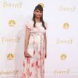 Amanda Peet à la 66ème cérémonie annuelle des Emmy Awards au Nokia Theatre à Los Angeles, le 25 août 2014