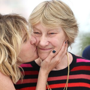 Valeria et Marisa Bruni Tedeschi au photocall du film "Un chateau en Italie" au 66e Festival du Film de Cannes le 21 mai 2013
