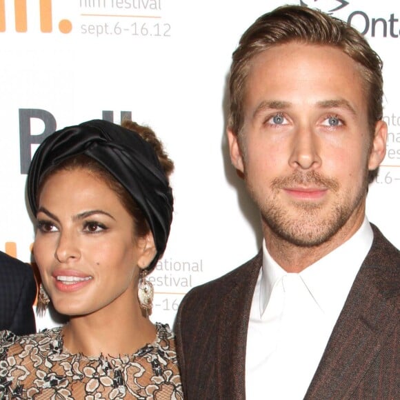 Eva Mendes et Ryan Gosling à la première du film "The place beyond the pines" à Toronto le 7 septembre 2012