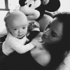 L'épouse d'Arnaud Lagardère, Jade Foret a publié une photo d'elle avec son fils Nolan, sur sa page Instagram  le 28 avril 2016