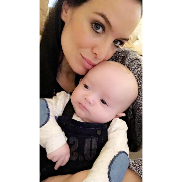 L'épouse d'Arnaud Lagardère, Jade Foret a publié une photo d'elle avec son fils Nolan, sur sa page Instagram au mois d'avril 2016.