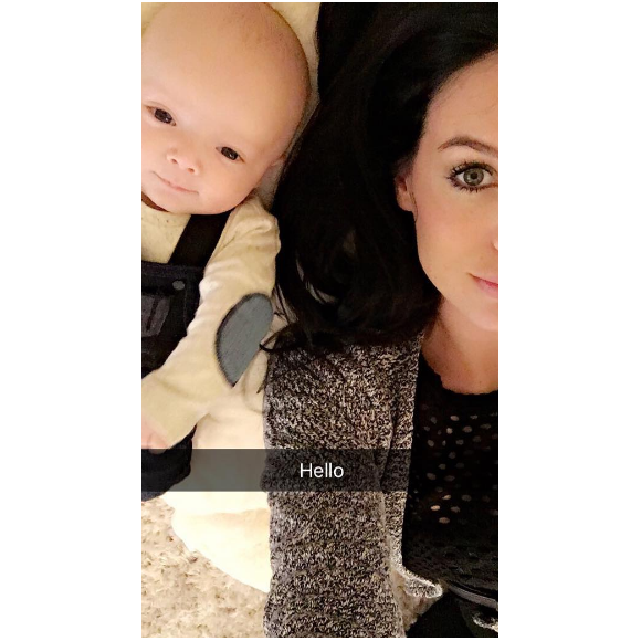 L'épouse d'Arnaud Lagardère, Jade Foret a publié une photo d'elle avec son fils Nolan, sur sa page Instagram au mois d'avril 2016.