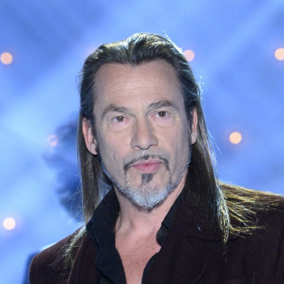 Florent Pagny, le 23 avril 2014 au studio Gabriel à Paris.