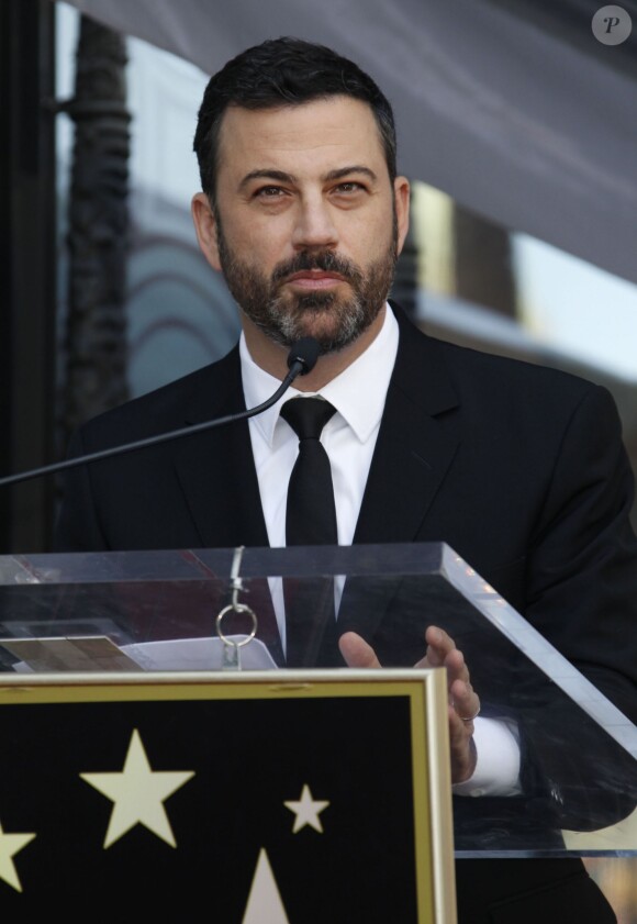 Jimmy Kimmel - Kelly Ripa reçoit son étoile sur le Walk of Fame à Hollywood le 12 octobre 2015.