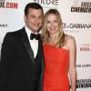 Jimmy Kimmel et sa femme Molly McNearney lors du 28ème gala annuel "American Cinematheque 2014" à l'Hôtel Beverly Hilton à Beverly Hills, le 21 octobre 2014.